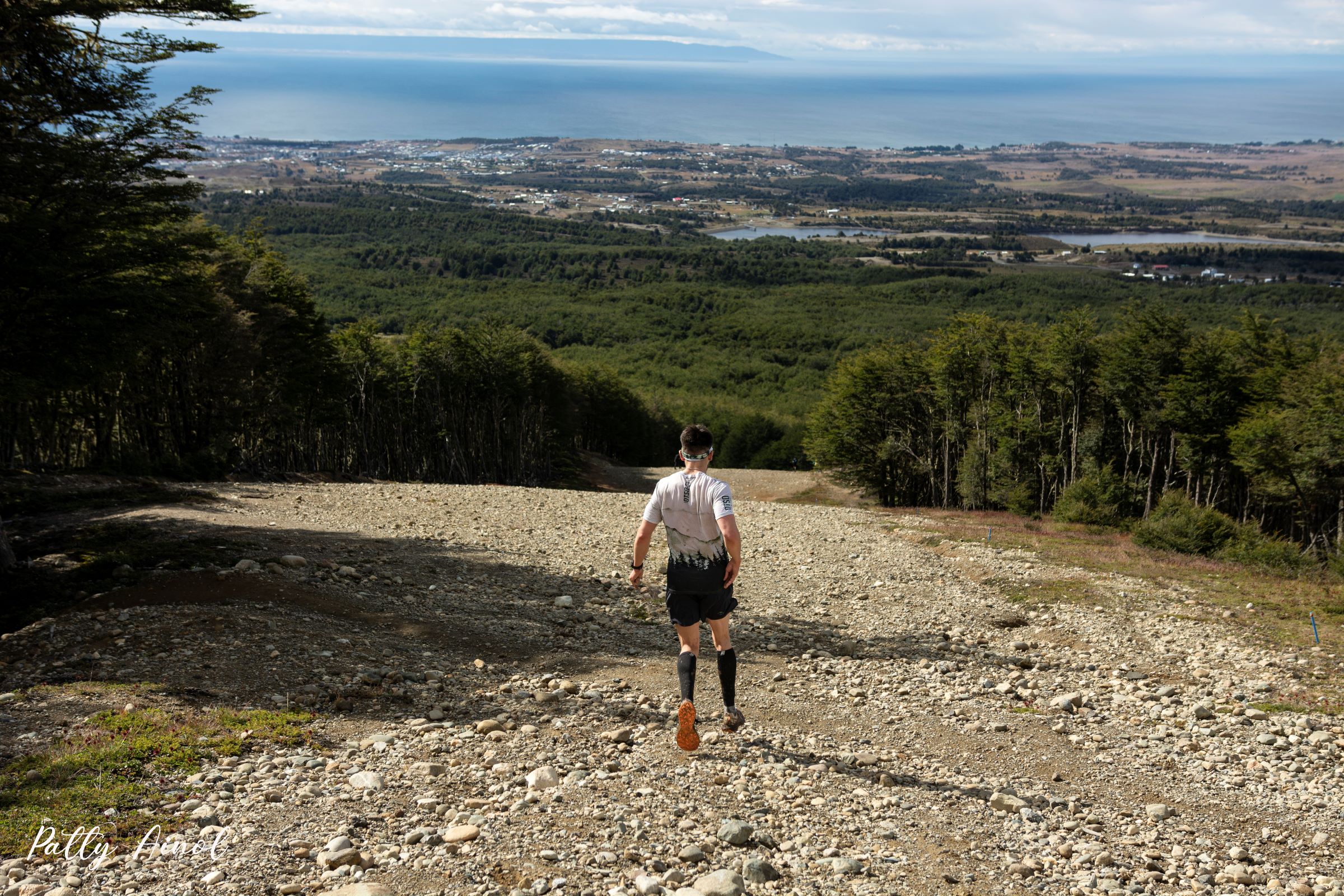 Vista panorámica del Estrecho de Magallanes